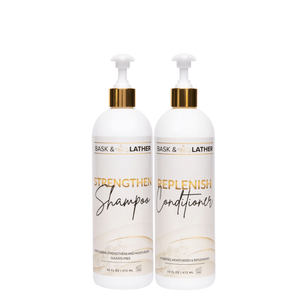 Strengthen & Replenish Shampoo and Conditioner Set - Anti-Breakage